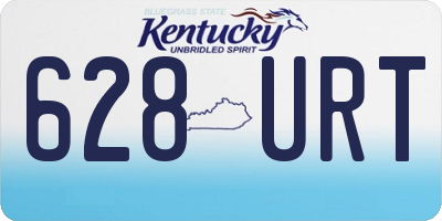 KY license plate 628URT