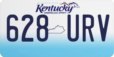 KY license plate 628URV