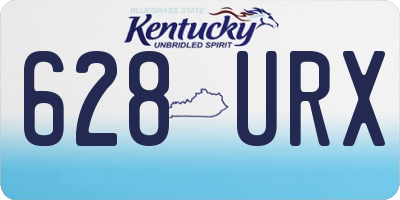 KY license plate 628URX