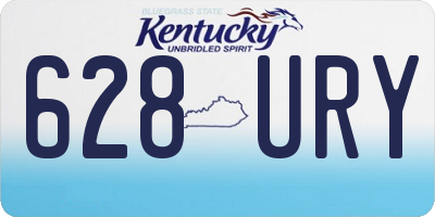 KY license plate 628URY