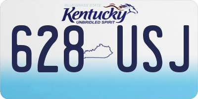 KY license plate 628USJ