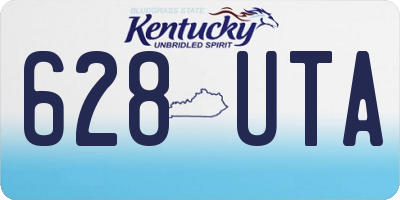 KY license plate 628UTA
