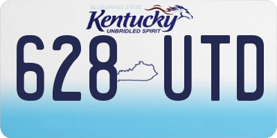 KY license plate 628UTD