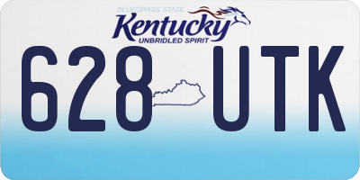KY license plate 628UTK