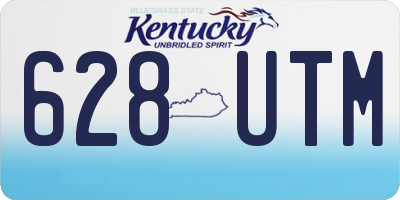 KY license plate 628UTM