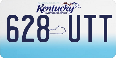 KY license plate 628UTT
