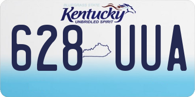 KY license plate 628UUA