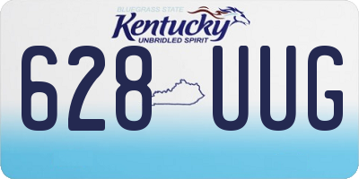 KY license plate 628UUG