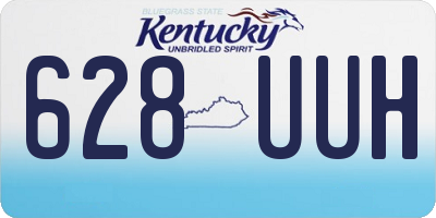 KY license plate 628UUH