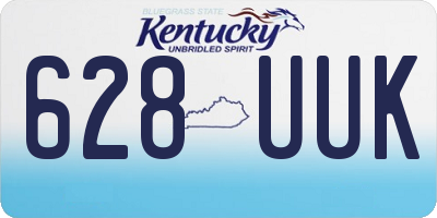 KY license plate 628UUK