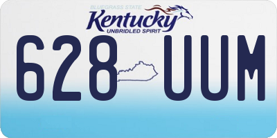 KY license plate 628UUM