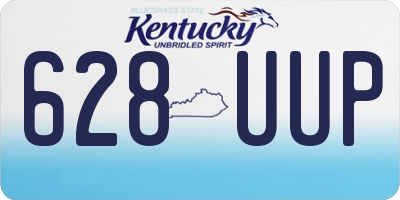 KY license plate 628UUP