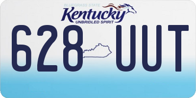 KY license plate 628UUT
