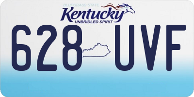 KY license plate 628UVF