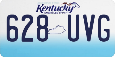 KY license plate 628UVG