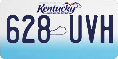 KY license plate 628UVH