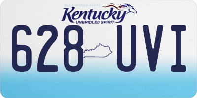 KY license plate 628UVI