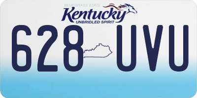 KY license plate 628UVU
