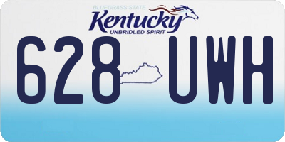 KY license plate 628UWH