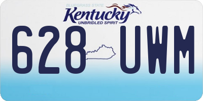 KY license plate 628UWM