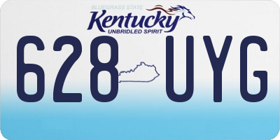 KY license plate 628UYG