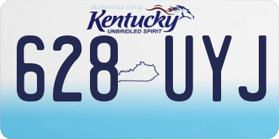 KY license plate 628UYJ