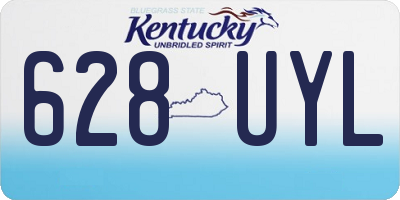 KY license plate 628UYL