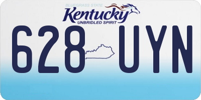 KY license plate 628UYN