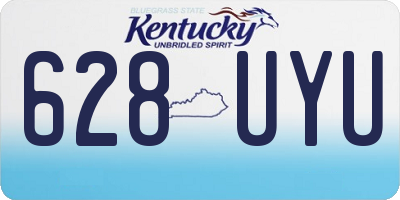 KY license plate 628UYU