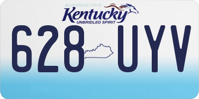 KY license plate 628UYV