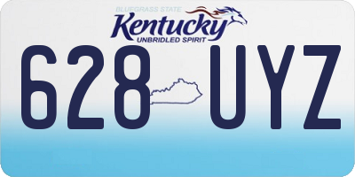 KY license plate 628UYZ
