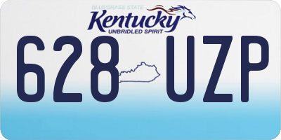 KY license plate 628UZP
