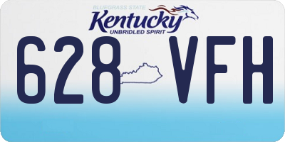 KY license plate 628VFH