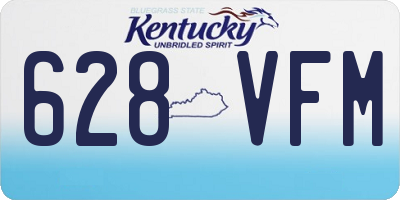 KY license plate 628VFM