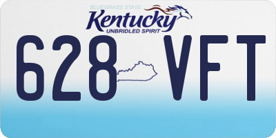 KY license plate 628VFT