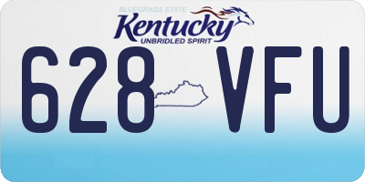 KY license plate 628VFU