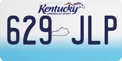 KY license plate 629JLP
