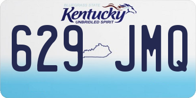 KY license plate 629JMQ