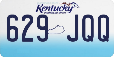 KY license plate 629JQQ