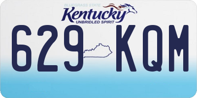 KY license plate 629KQM