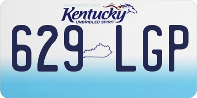 KY license plate 629LGP