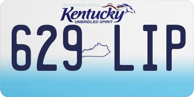 KY license plate 629LIP