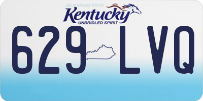 KY license plate 629LVQ