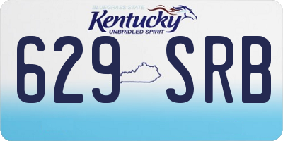 KY license plate 629SRB
