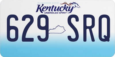 KY license plate 629SRQ