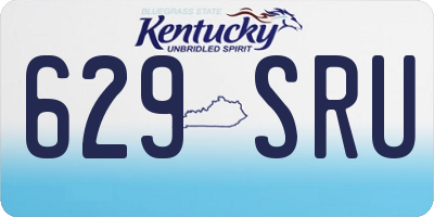 KY license plate 629SRU