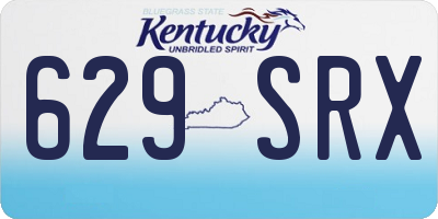 KY license plate 629SRX