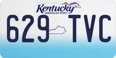 KY license plate 629TVC