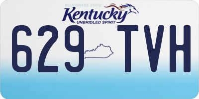 KY license plate 629TVH