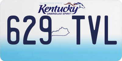 KY license plate 629TVL
